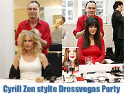Cyrill Zenhäusern stylte die Stars für die "Dressvegas-Gala" am 29. Mai 2013 im LA BIOSTHETIQUE Flagship-Salon "CYRILL ZEN Haute Coiffure" in München (©Foto: Barauerphoto)